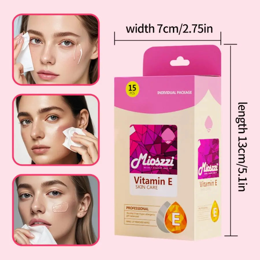 150pcs Makeup Remover Wet Wipes Individually Pack,Easy to Carry