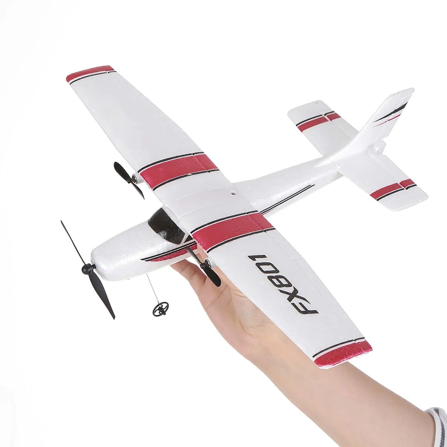 FX801 RC Aircraft Airplane 2.4GHz 2CH RC Airplane Aircraft Outdoor Flight Toys for Kids Boys Remote Intelligent Device