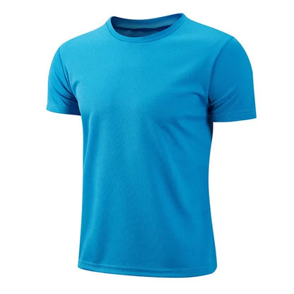 1pcs Men T-Shirts Running Shirt Boys Soccer Shirts Mens Jersey Sportswear Mens Jogging Quick Dry Compression Fitness Top clothe