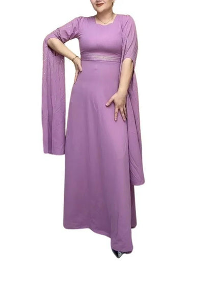 Muslim Party Dress for Women Jalabiya Abaya Ramadan Long Sleeve Dresses Abayas WomanKimono Robe Moroccan Caftan Vestidos 2023