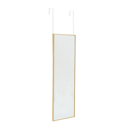 Metal Frame Over the Door Full Length Mirror Gold Large Mirror