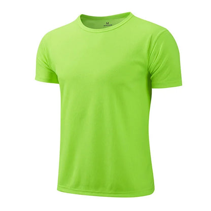1pcs Men T-Shirts Running Shirt Boys Soccer Shirts Mens Jersey Sportswear Mens Jogging Quick Dry Compression Fitness Top clothe