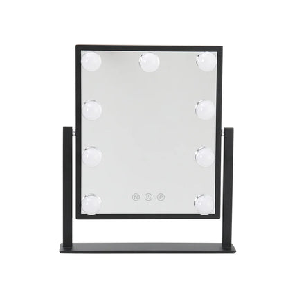 Hollywood Vanity Mirror with 9 LED Bulbs, 3 Color Lighting Modes