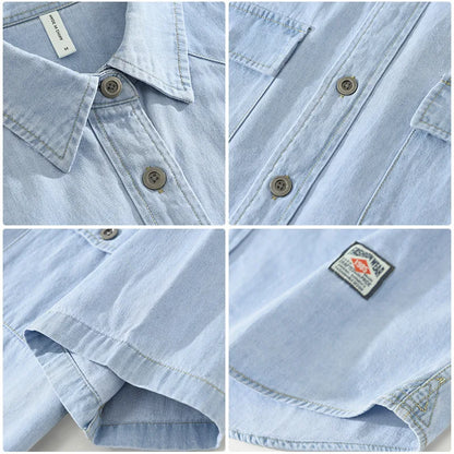 Short Sleeve Denim Shirts