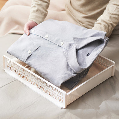 T Shirt Folder Board Wardrobe Cloth Stackable Organizer Easy Tray Folding Plastic Storage Rack Home Storage Tool Divider Holder