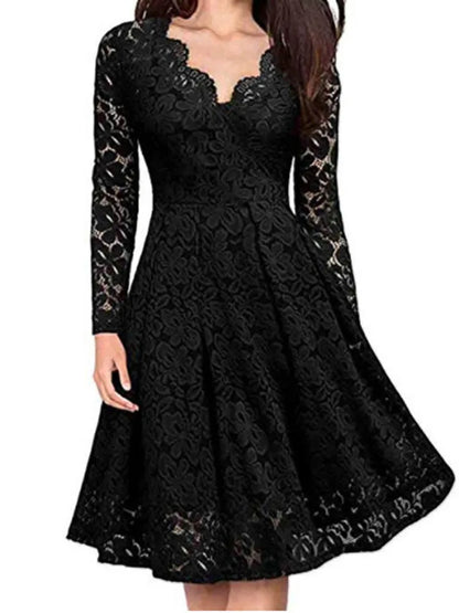 Women Lace A-Line Dress