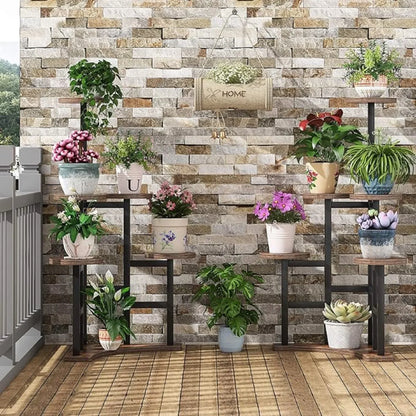 Corner Plant Stand Indoor, 6 Tiered Plant Shelf Flower Stand, Tall Multiple Potted Plant Holder