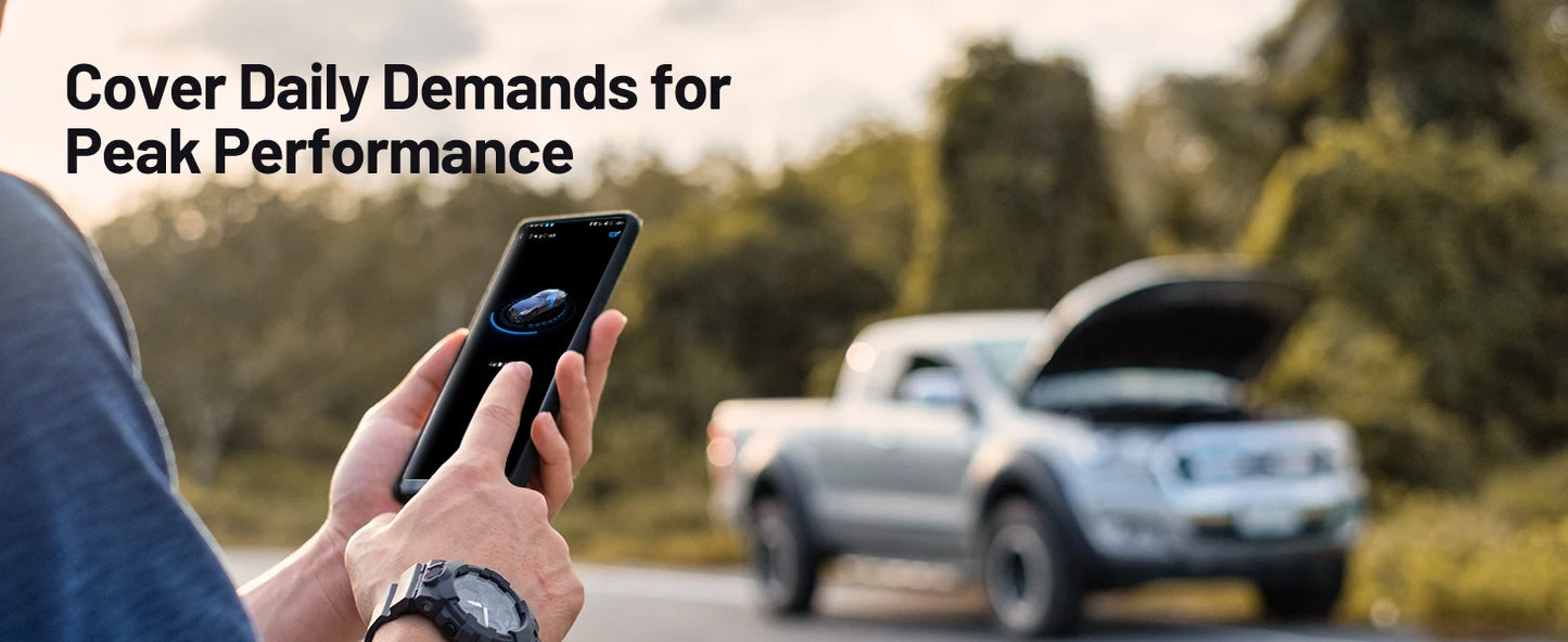 TOPDON Carpal OBD2 Scanner for Car All System Diagnostic Tool Vehicle Health Check Smog Check Battery Test IOS Android  BT 5.0