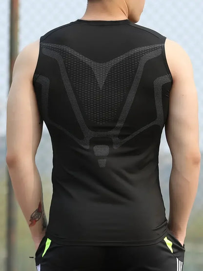 Mens Tight Vest Compression Shirt Breathable Quick Drying Top Sports Workout Gear Wear T Shirt Designer golf hat Lulu Nocta Baki