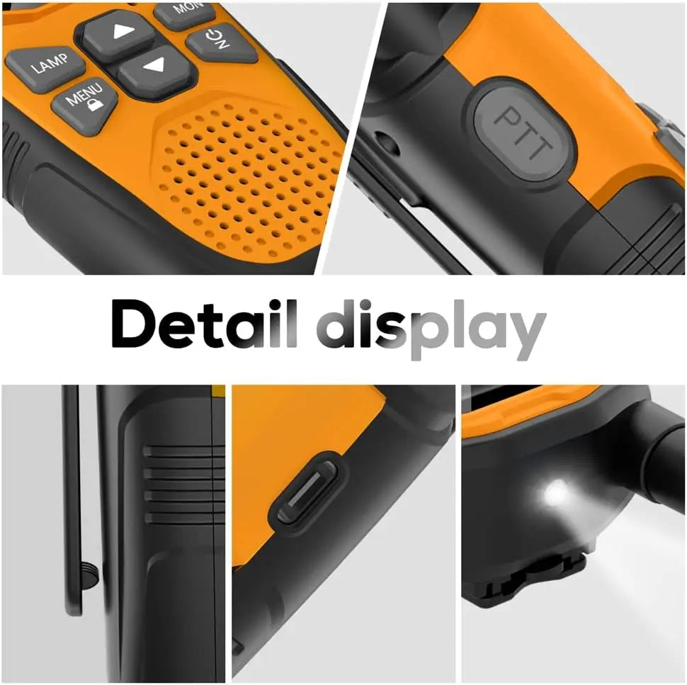 Walkie Talkies for Adults/Kids 3Pack,Built-In Li-Ion Battery,16 Channels Radio