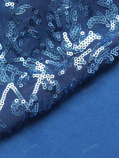 TOLEEN 2024 New Plus Size Twist Knot Long Sleeve Formal Evening Gown Women Luxury Elegant Sequin Plaid Party Prom Maxi Dresses