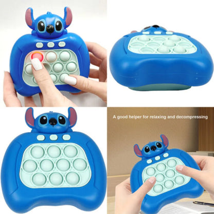 Pop It Push Game Lilo& Controller Bubble Whack Mole Sensory Toy Kids Gift