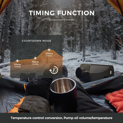 Diesel Air Heater 8KW 12V 24V Car Heater with Remote Control and LCD Thermostat Monitor for Cars Trucks RVs Boats Buses