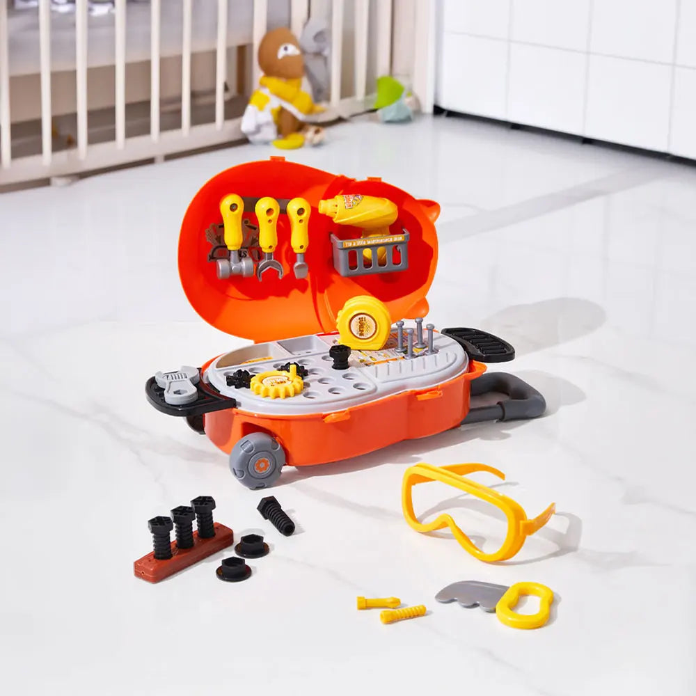 KIDkid Bear Repair Tool Luggage Kit Toy Set for Kids Holiday Present