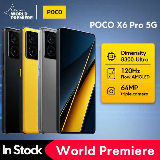 【World Premiere】POCO X6 Pro 5G Global Version Smartphone