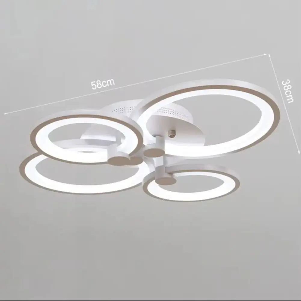 LED Light Ceiling Lights Cool White Chandelier Lamp, 4/8 Head