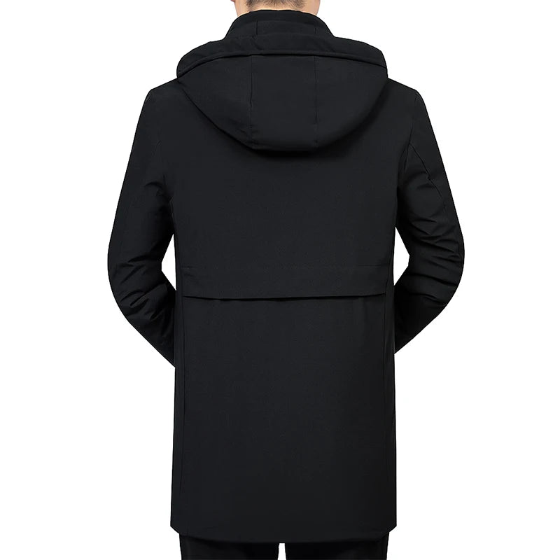 Hooded Long Coat Fleece