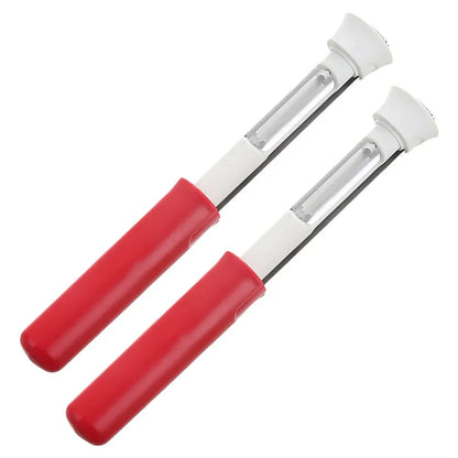 2 in 1 Apple Peeler Telescopic Stainless Steel Apple Core Remover Apple Coring Tool Apple Seed Remover Kitchen Gadgets Tool