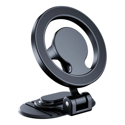 Magnetic Strong Phone Mount Aluminum Alloy Foldable Vehicles Mobile Support Magnet Smartphone Support for iPhone 15 14 13 ProMax