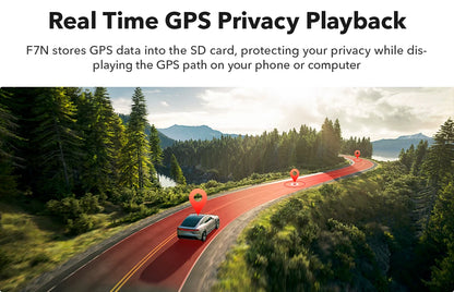 REDTIGER F7NP 4K Dash Camera for Cars 3.18” IPS Screen Mini Dash Cam Recorder Car Dvr for 24H Parking Mode Built In WiFi GPS