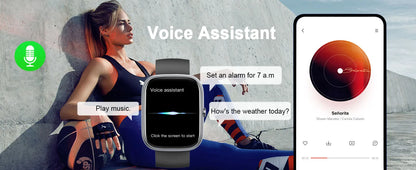 Smart Watch, 1.91" Smartwatch (Answer/Make Call), IP68 Waterproof Fitness Tracker, 110+ Sport Modes, Heart Rate and Sleep Monit