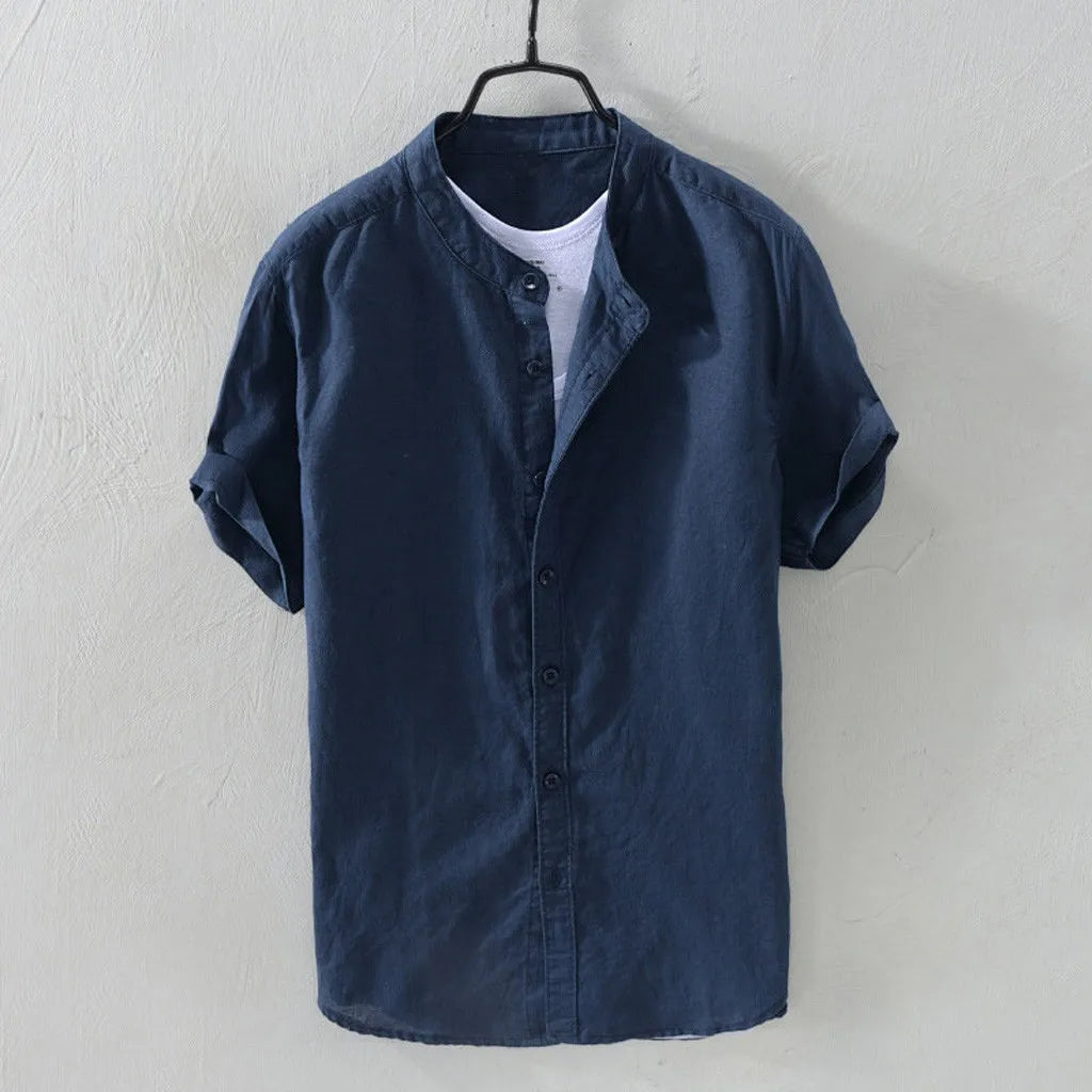 Casual Blouse Cotton Linen Shirts