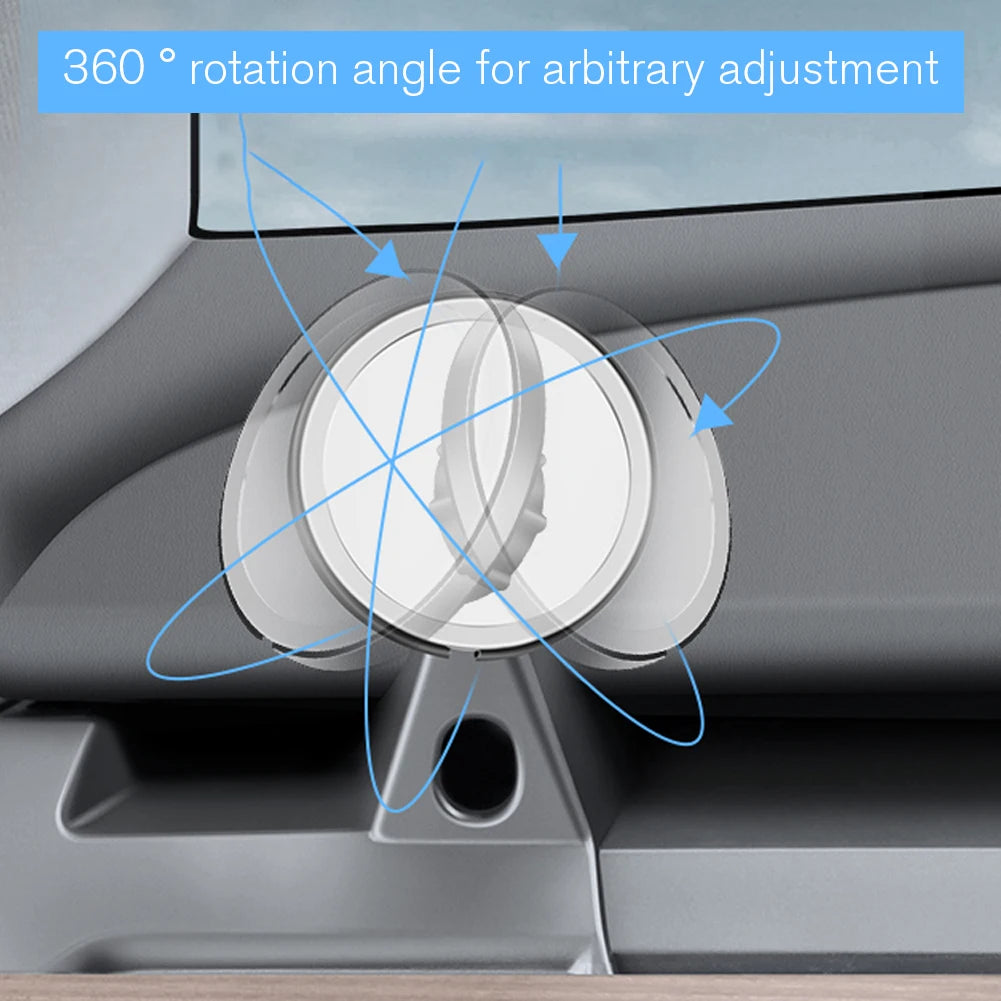 Magnetic Phone Holder Car Mount Stand with Base for MagSafe Mobile Phone Bracket Phone Navigation Support for Tesla Model 3 Y