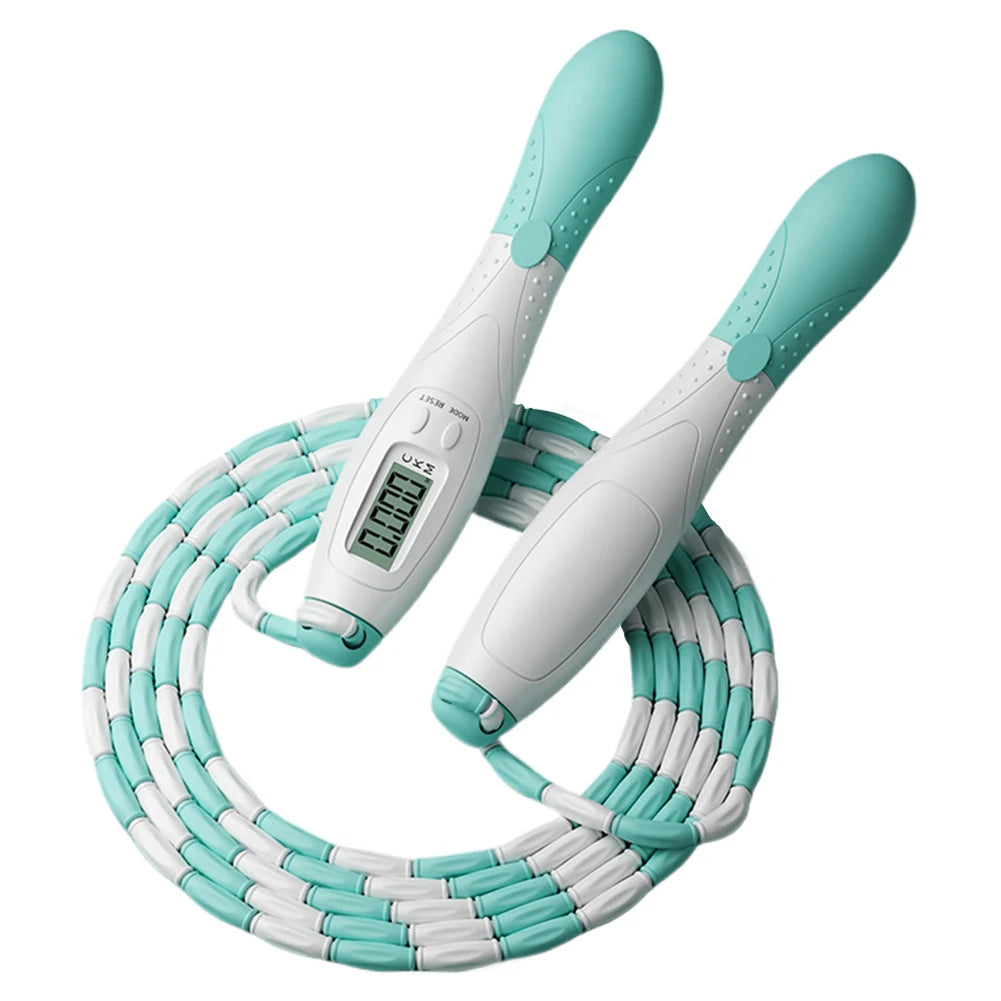 Adjustable Length Counting Jumping Rope Crossfit Speed Jumping Rope Exercise Skipping Rope for Men Women Kids Workout Equipments