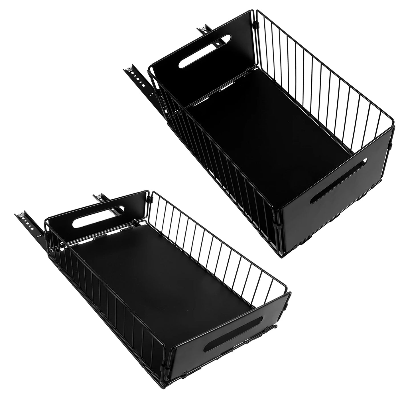 Pull Out Cabinet Organizer Shelf Kitchen Cabinet Cutlery Seasoning Bottle Spice Storage Rack Carbon Steel Slide Out Shelf