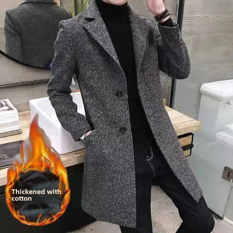 Korean Style Slimming Long Coat