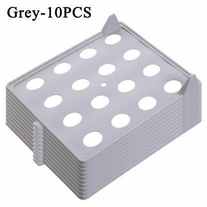 20PCS Shirt Storage Board Stackable T-shirt Organizer Folding Clothes Board Multifunctional Portable Clothes Storage with Handle