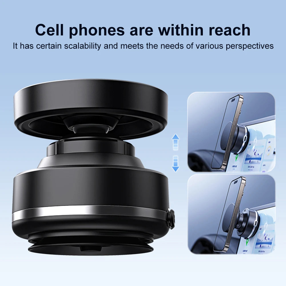 For Magsafe Magnetic Vacuum Car Phone Holder Mobile Phone Holder Car Magnetic Holder for Iphone 16/15/14/13/12 Plus Pro Max Mini