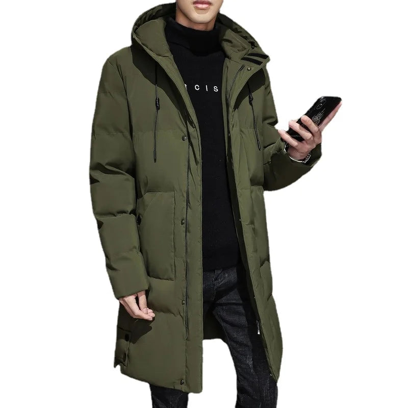 High Quality Male Black Warm Coats / Jackets