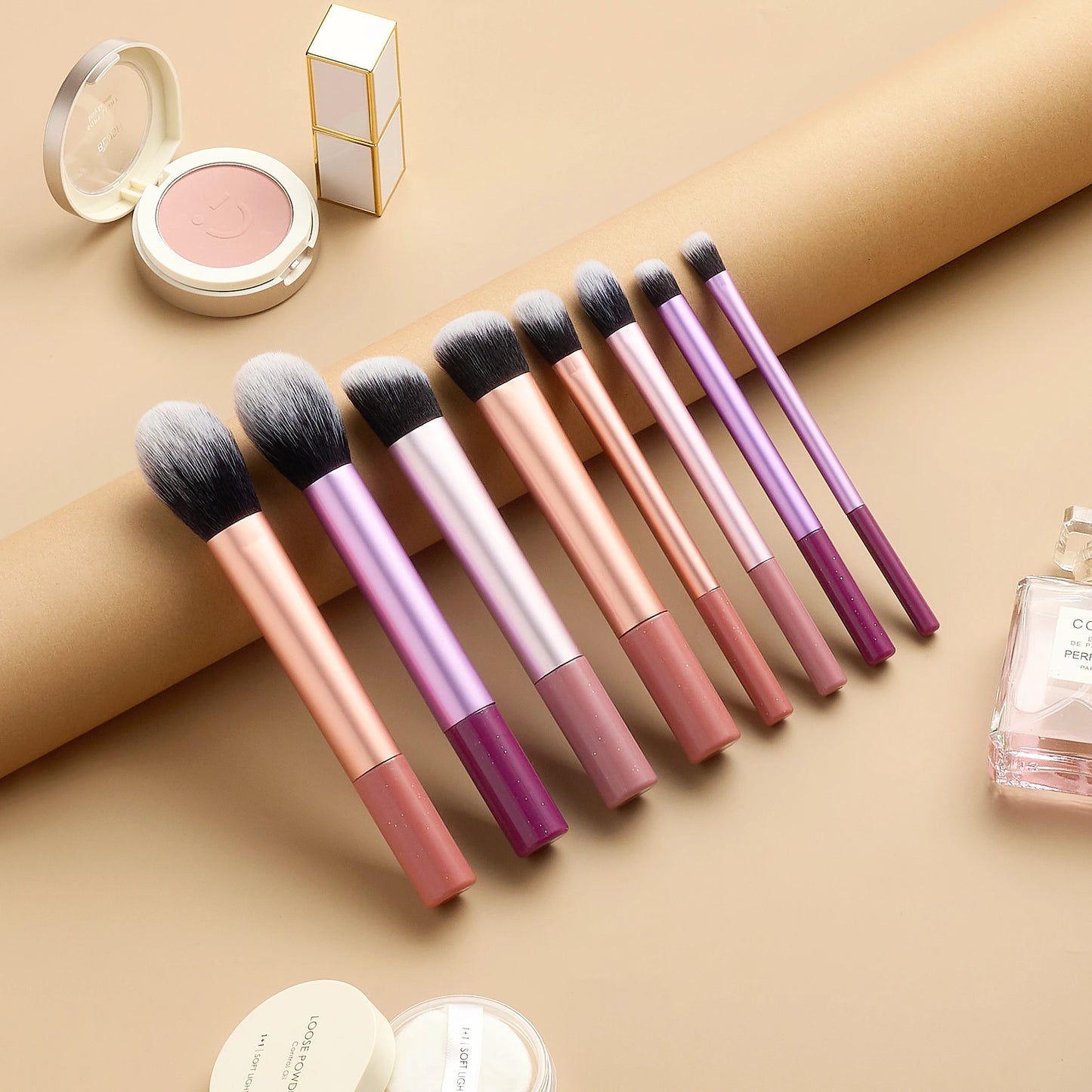 Livingandhome Professional Makeup Brush Tools Include Powder Foundation Concealer Eyeshadow  Highlight Brush