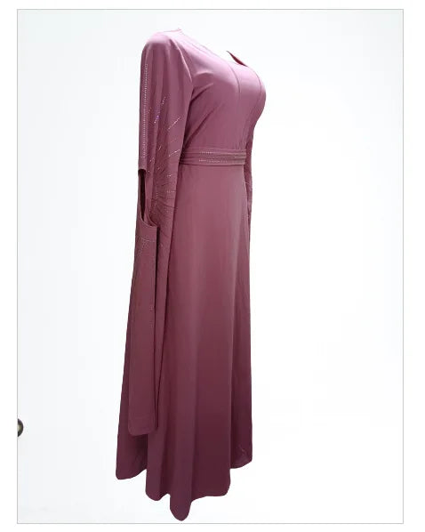 Muslim Party Dress for Women Jalabiya Abaya Ramadan Long Sleeve Dresses Abayas WomanKimono Robe Moroccan Caftan Vestidos 2023