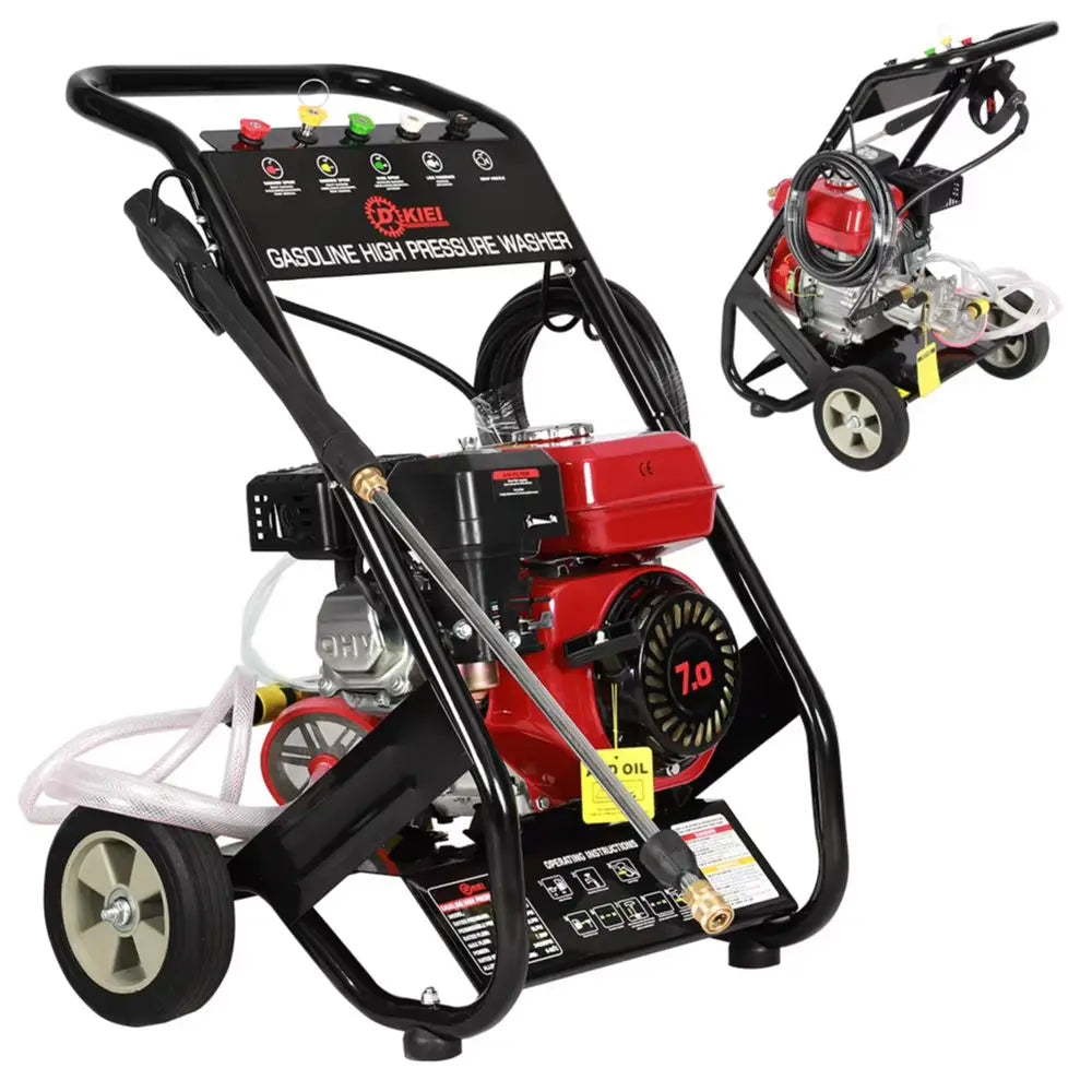7 HP Petrol High Pressure Washer Engine Cleaner