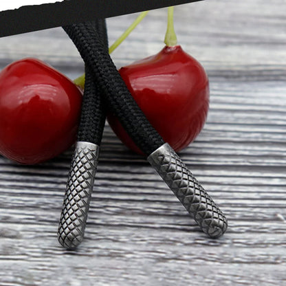 10 Pcs Wide Shoe Laces Ends Crimping Tool Caps for Hoodies Drawstring Tips Buckle Sneaker Personality