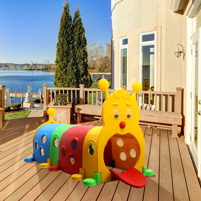 Caterpillar Crawl and Climb Tunnel for Kids Indoors Outdoors Use