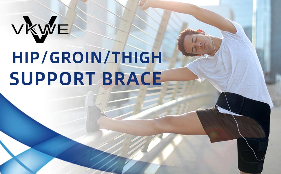 VKWE Hip Brace Hip Support for Men and Women,Thigh Support Groin Brace Sciatic
