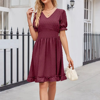 Elegant Bodycon Sexy Cotton Women'S Dress