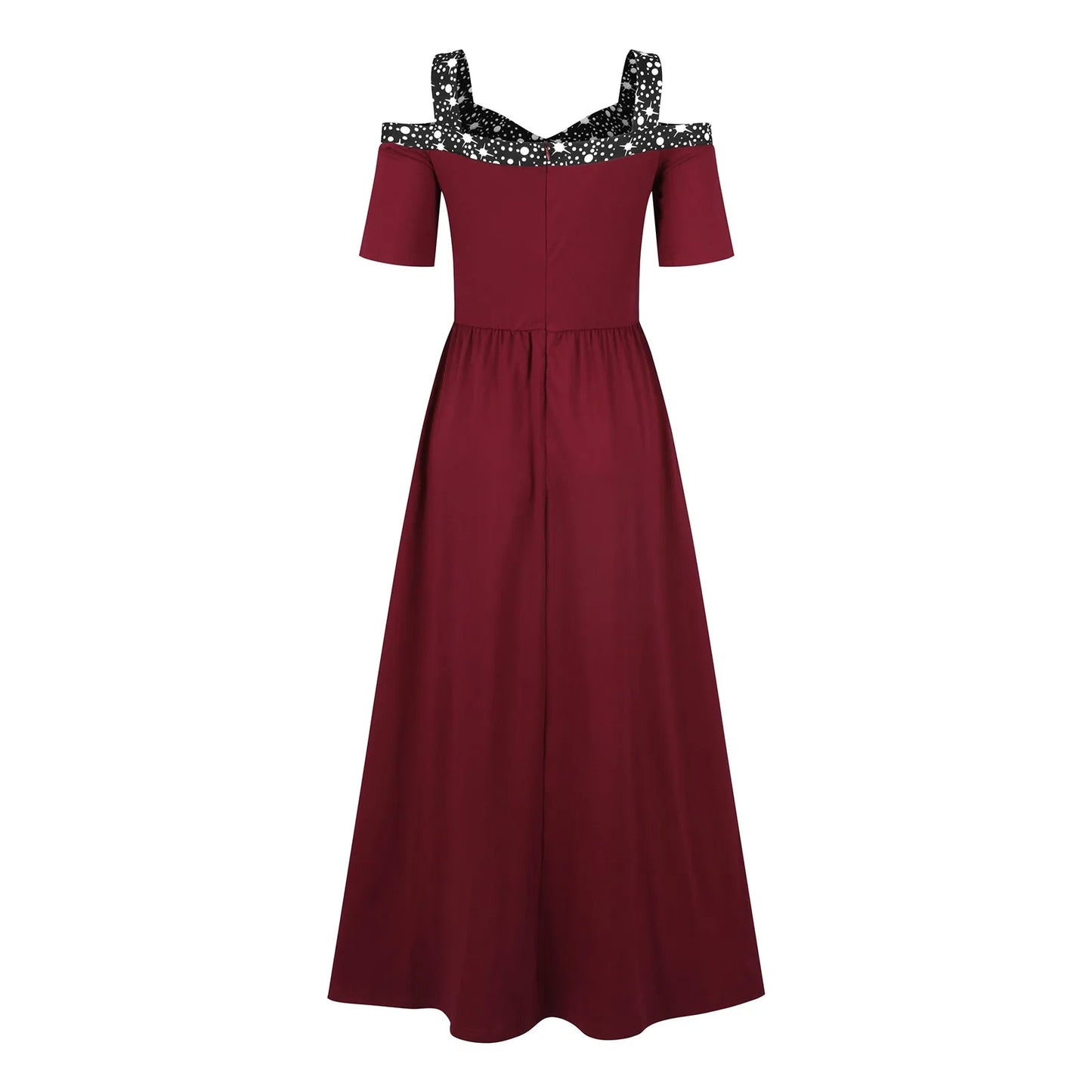 Women Elegant Halterneck Backless Long Dress