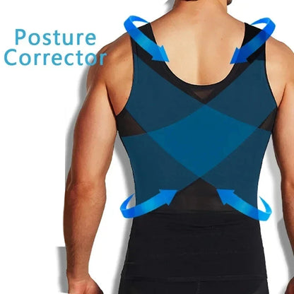 Men's Body Shaper Waist Trainer Slimming Vest