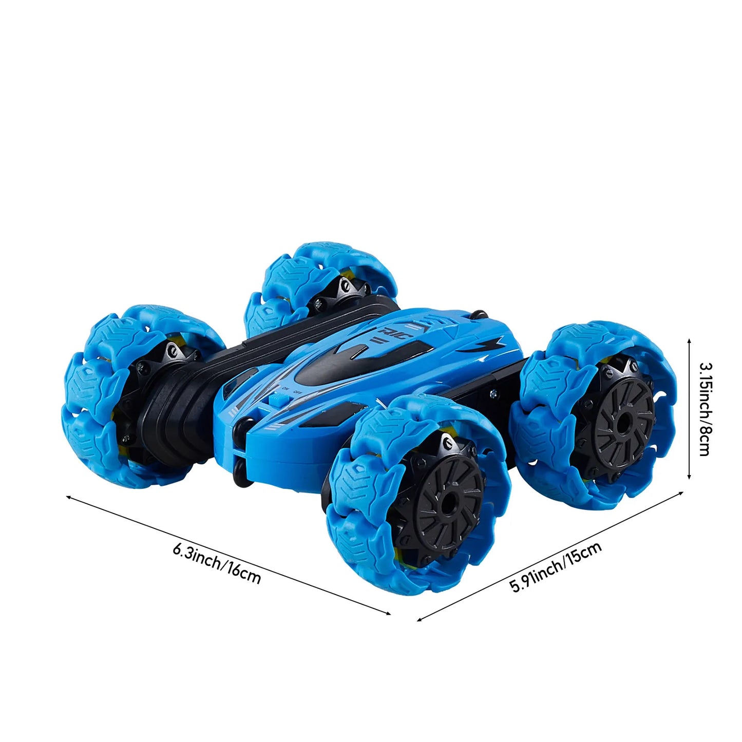 2.4G RC Stunt Car Toy with Explosive Wheels for Kids Holiday Present