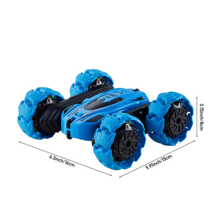 2.4G RC Stunt Car Toy with Explosive Wheels for Kids Holiday Present