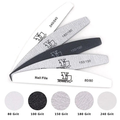 5Pcs Lot Nail File, Manicure Tool Set