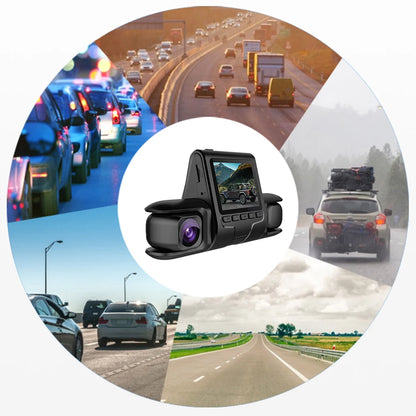 3 Lens Car DVR Dash Cam HD 1080P Dash Camera G-Sensor Auto Video Recorder 24H Parking Monitoring Dashcam Car Front Rear Camera