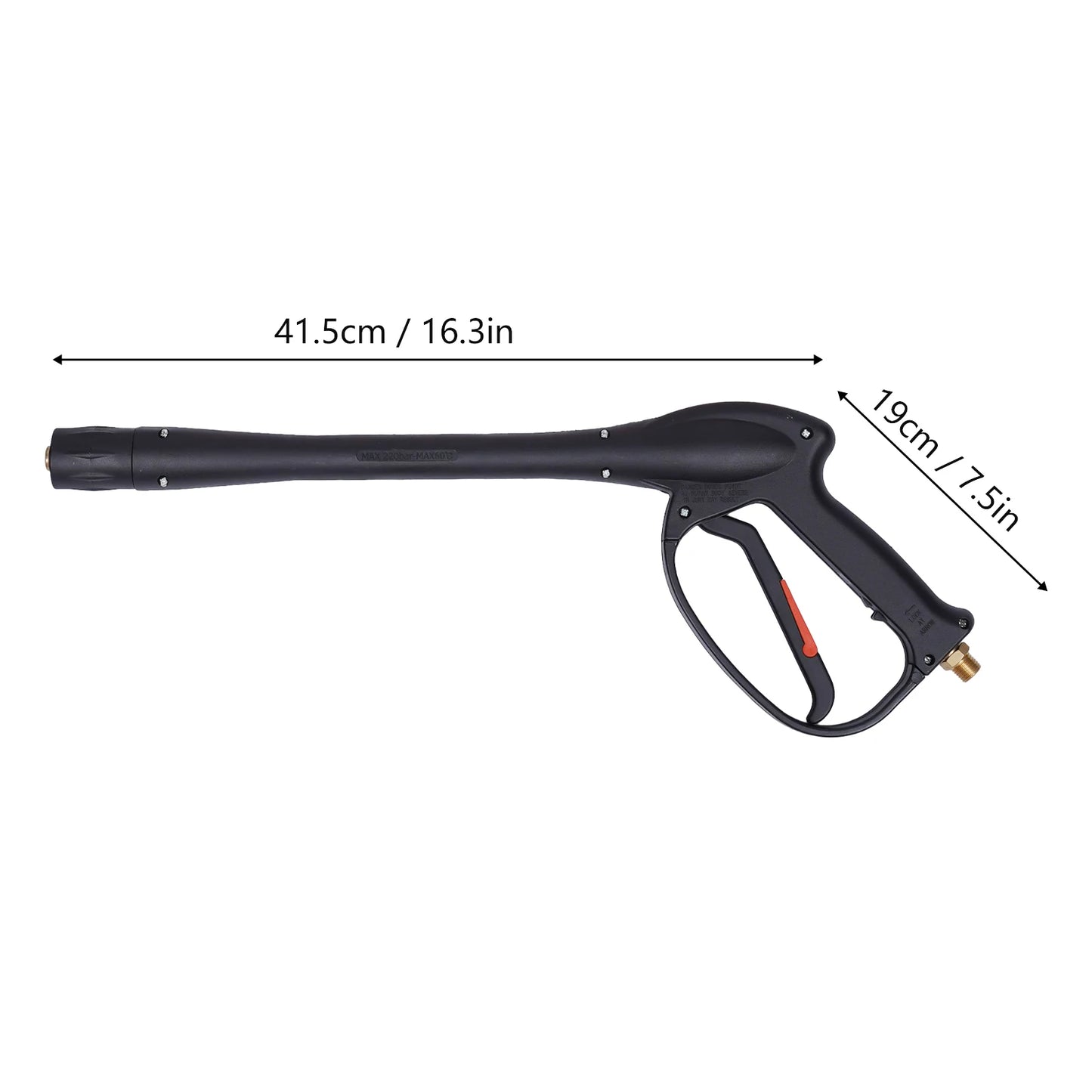 7.5Hp High Pressure Gasoline Washing Machine Petrol Pressure Washer with Gun Hose Nozzles Ohv 420CC 2465 Psi /170 Bar