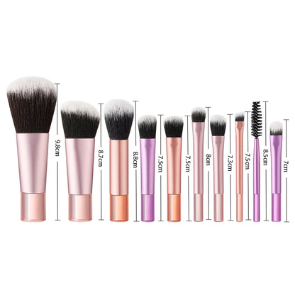 Livingandhome Professional Makeup Brush Tools Include Powder Foundation Concealer Eyeshadow  Highlight Brush