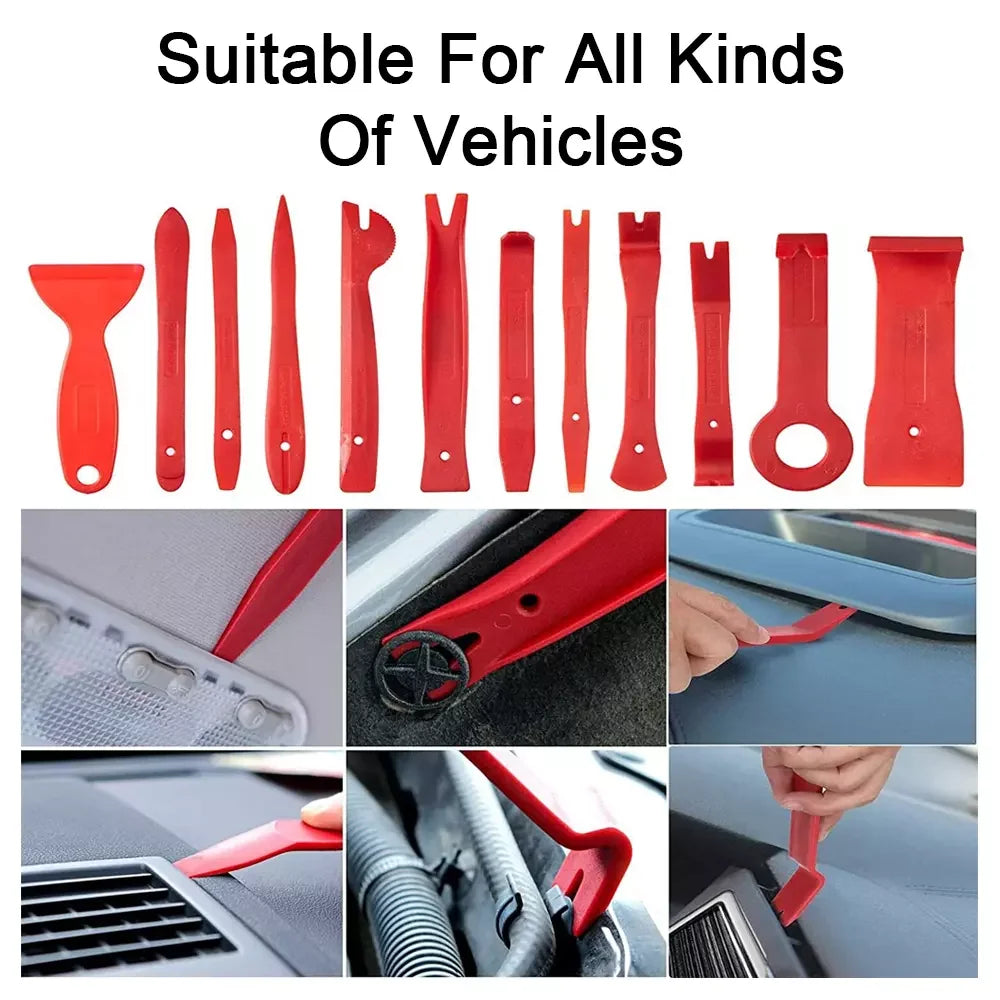 [UK Stock] 238pc Wrench Driver Tools Car Audio Repair Tool Trimming Clamps Hand tool Car Interior Disassembly Kit Removal Tool