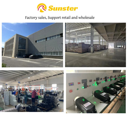 Sunster 8KW Diesel Air Heater All in One 12V Universal Car Parking Heater LCD  Remote Control  For Car Trailer Truck